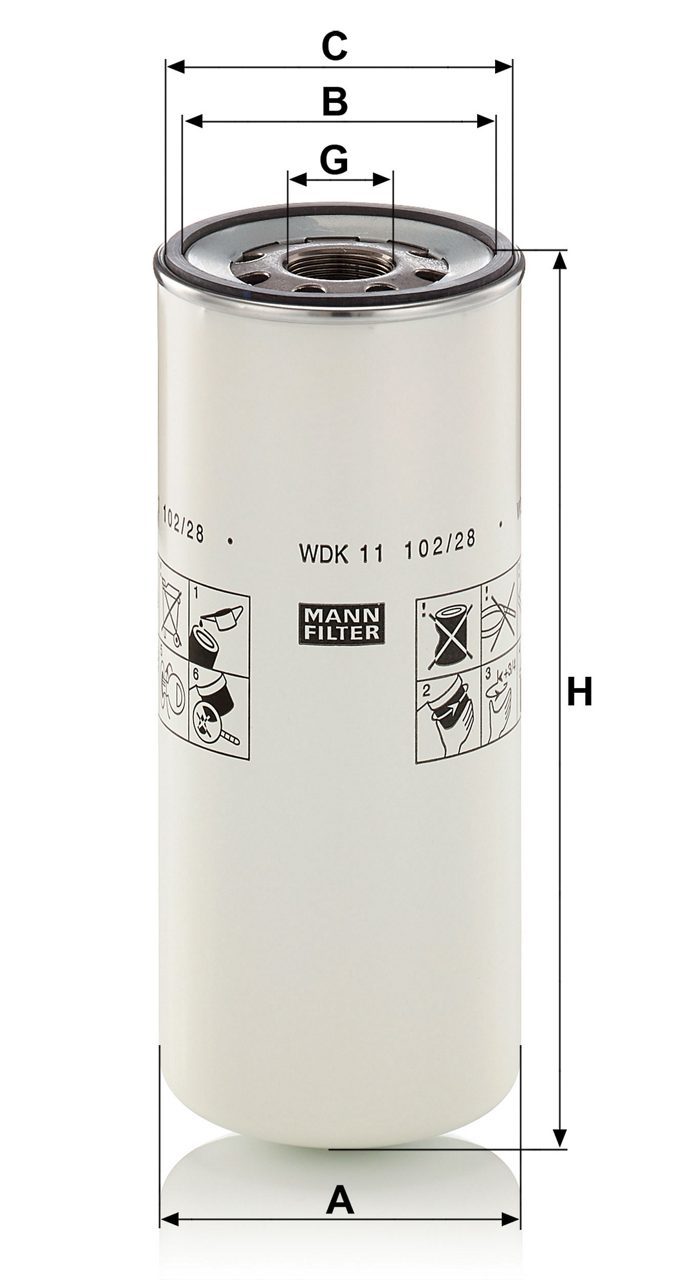 Product Image WDK11102/28_MANN-FILTER