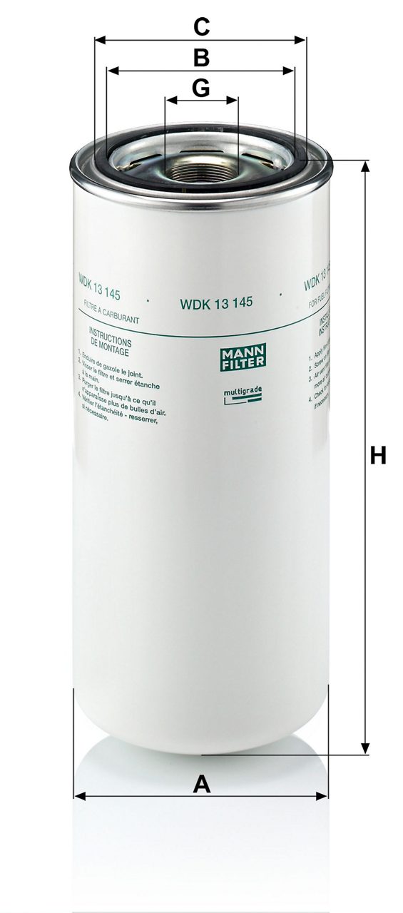 Product Image WDK13145_MANN-FILTER
