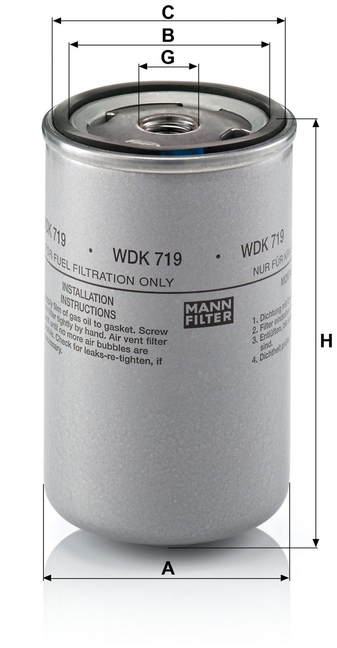 Product Image WDK719_MANN-FILTER