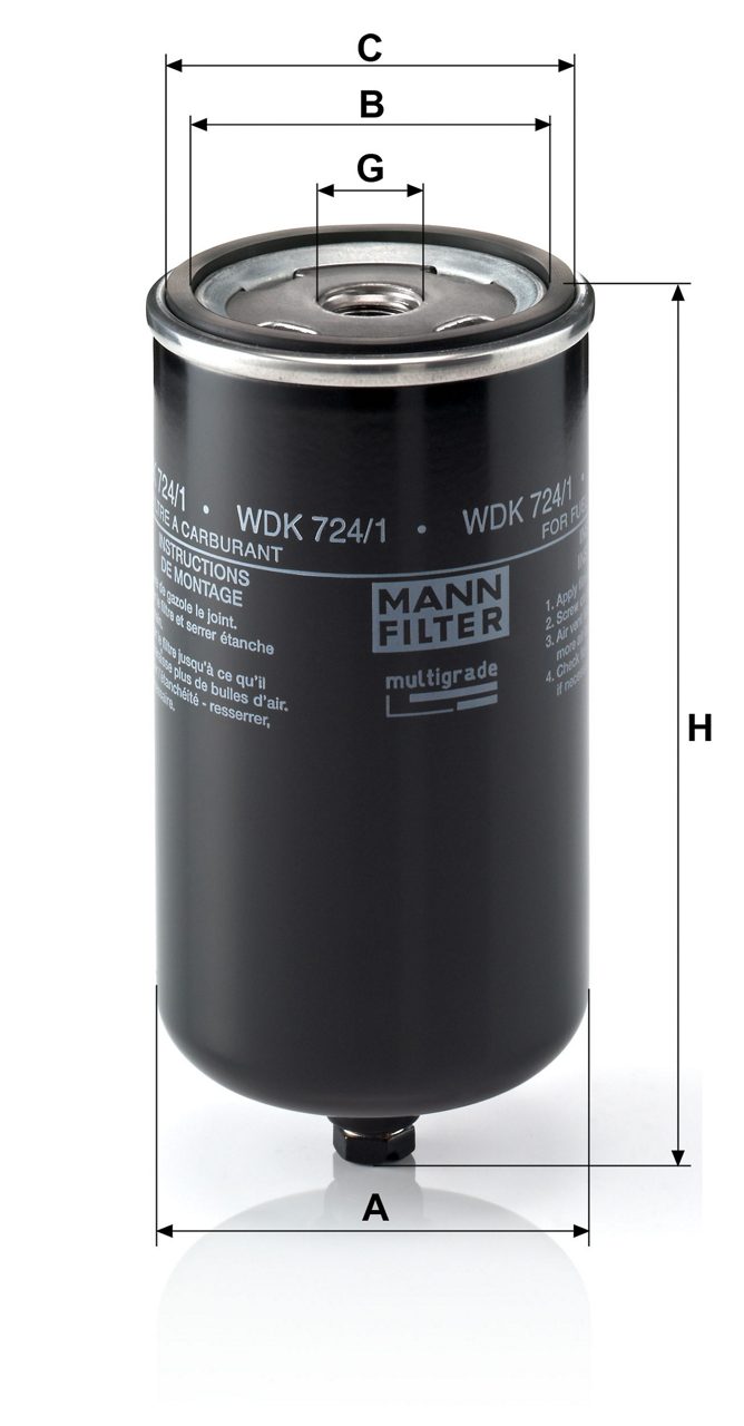 Product Image WDK724/1_MANN-FILTER