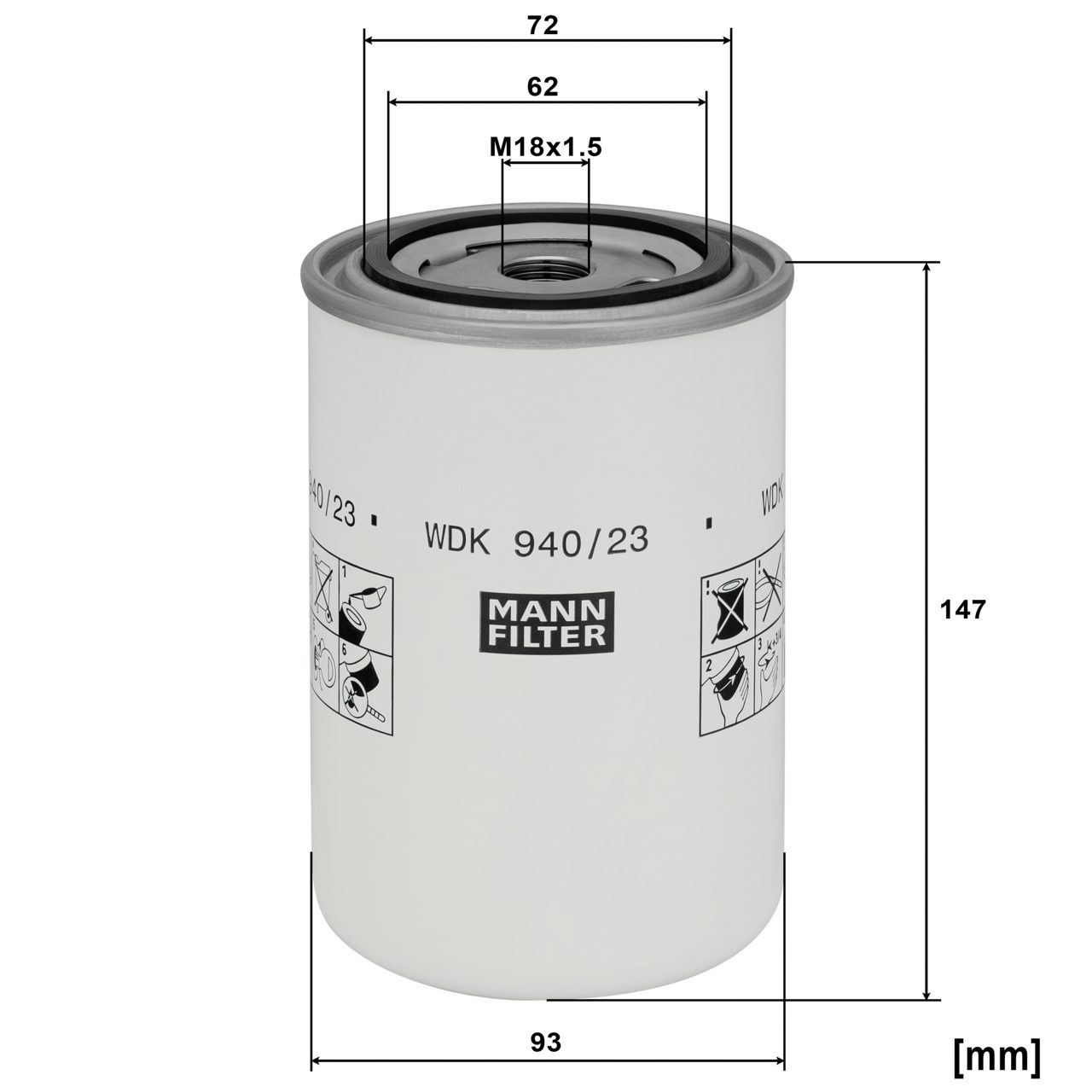 Product Image WDK940/23_MANN-FILTER
