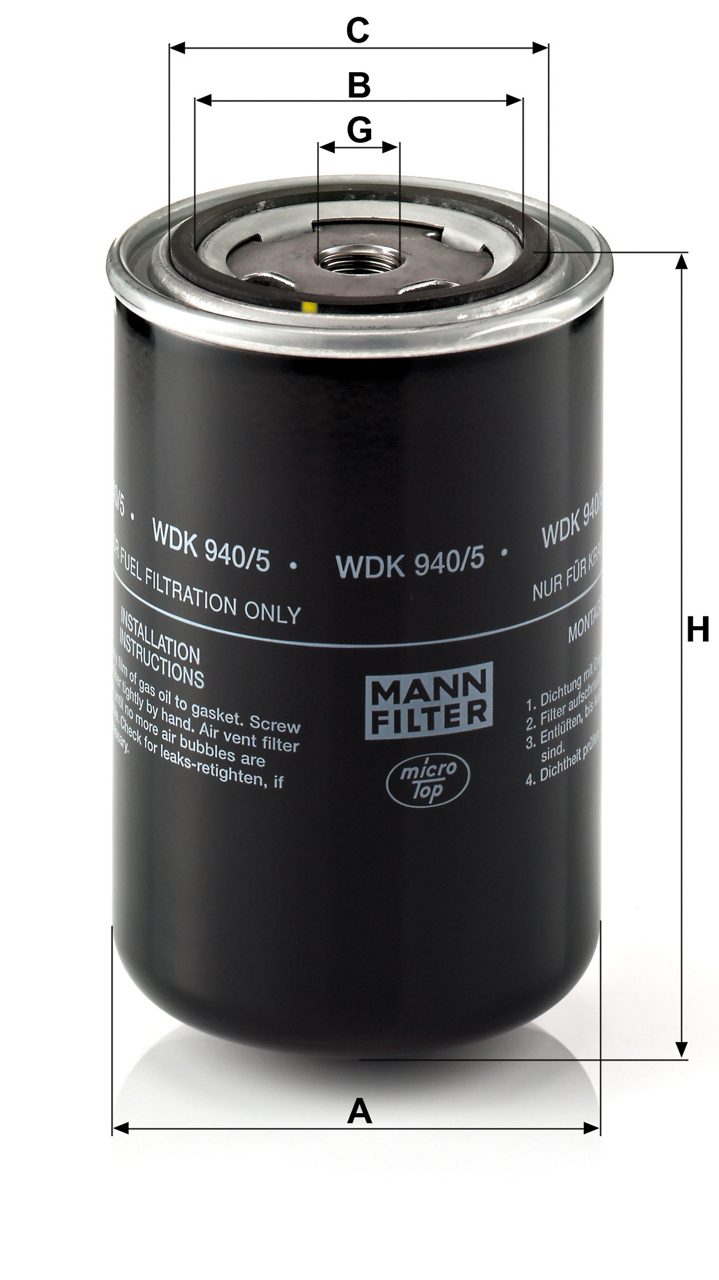 Product Image WDK940/5_MANN-FILTER