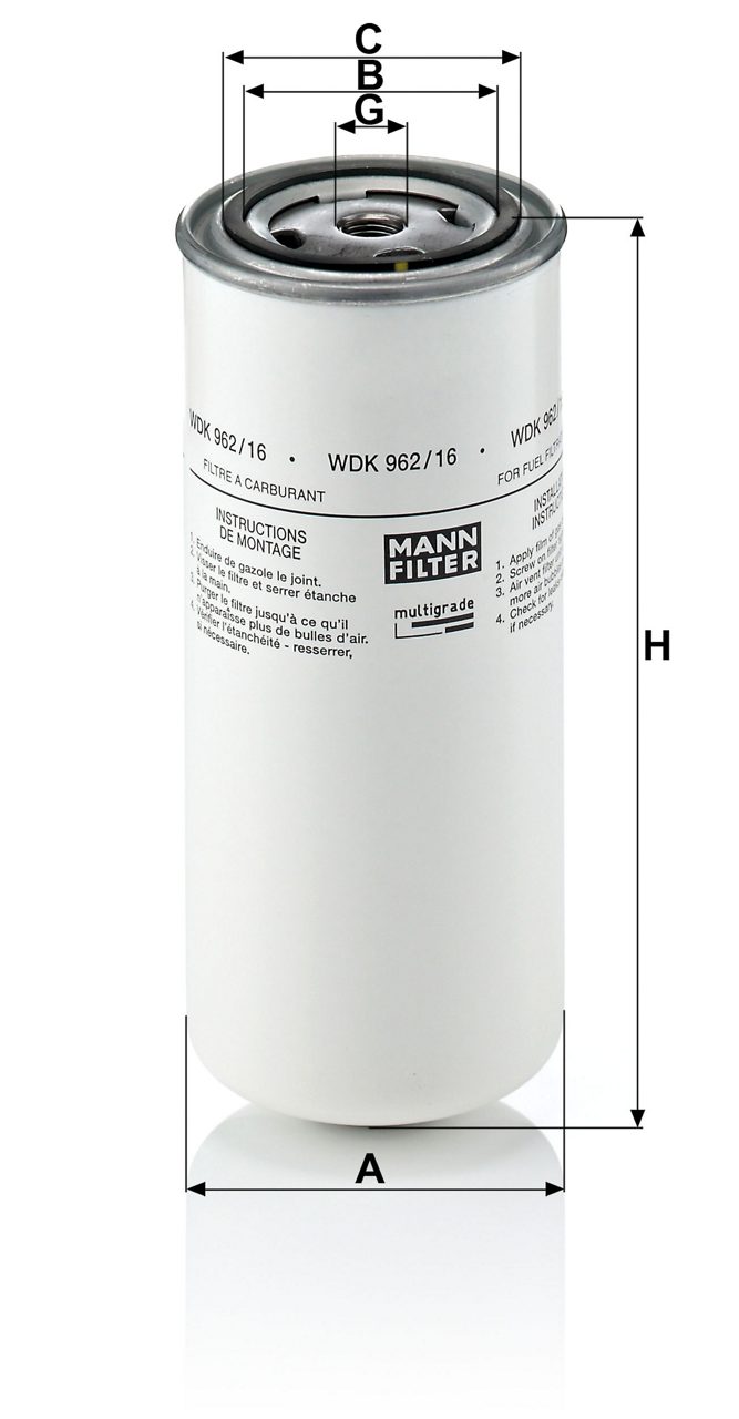 Product Image WDK962/16_MANN-FILTER