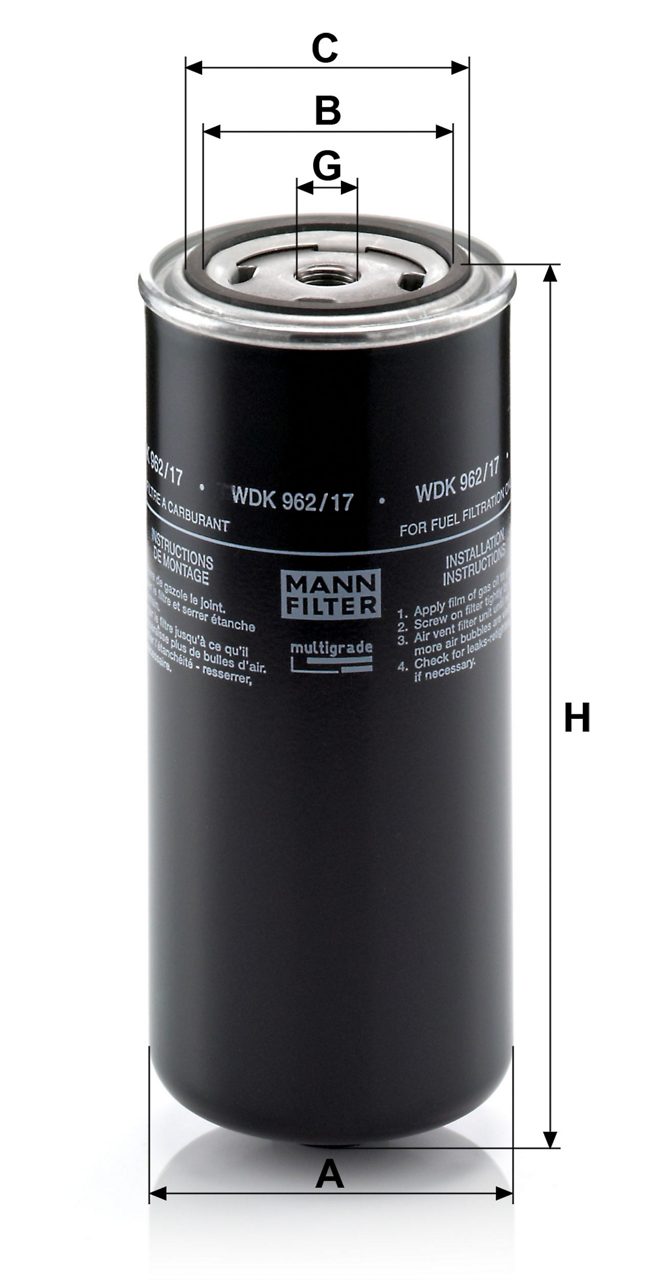 Product Image WDK962/17_MANN-FILTER