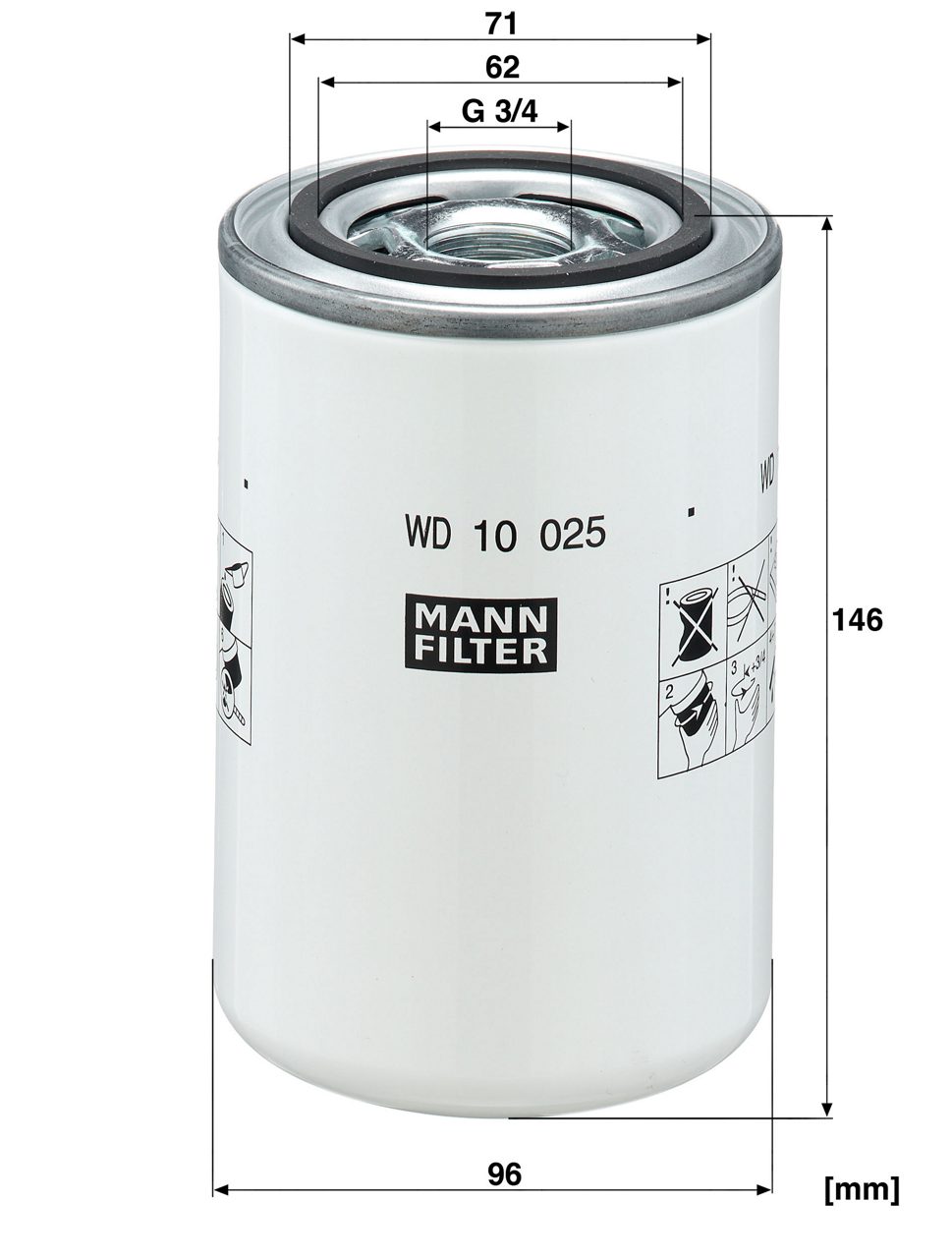 Product Image WD10025_MANN-FILTER