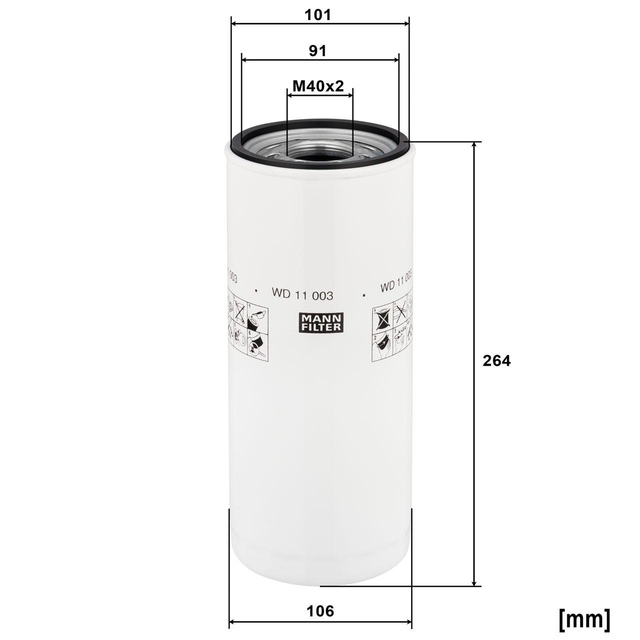 Product Image WD11003_MANN-FILTER
