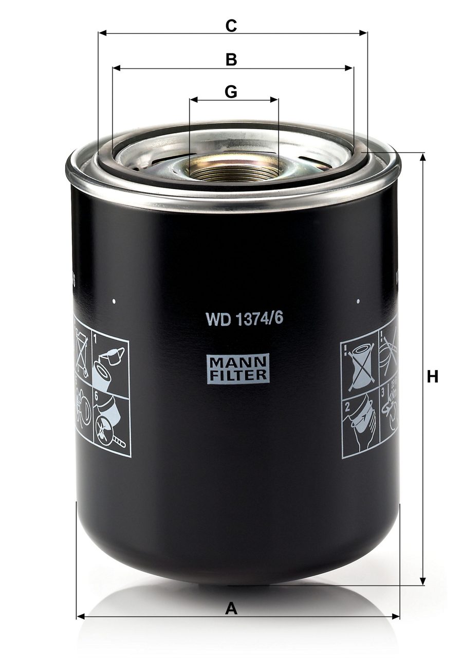 Product Image WD1374/6_MANN-FILTER