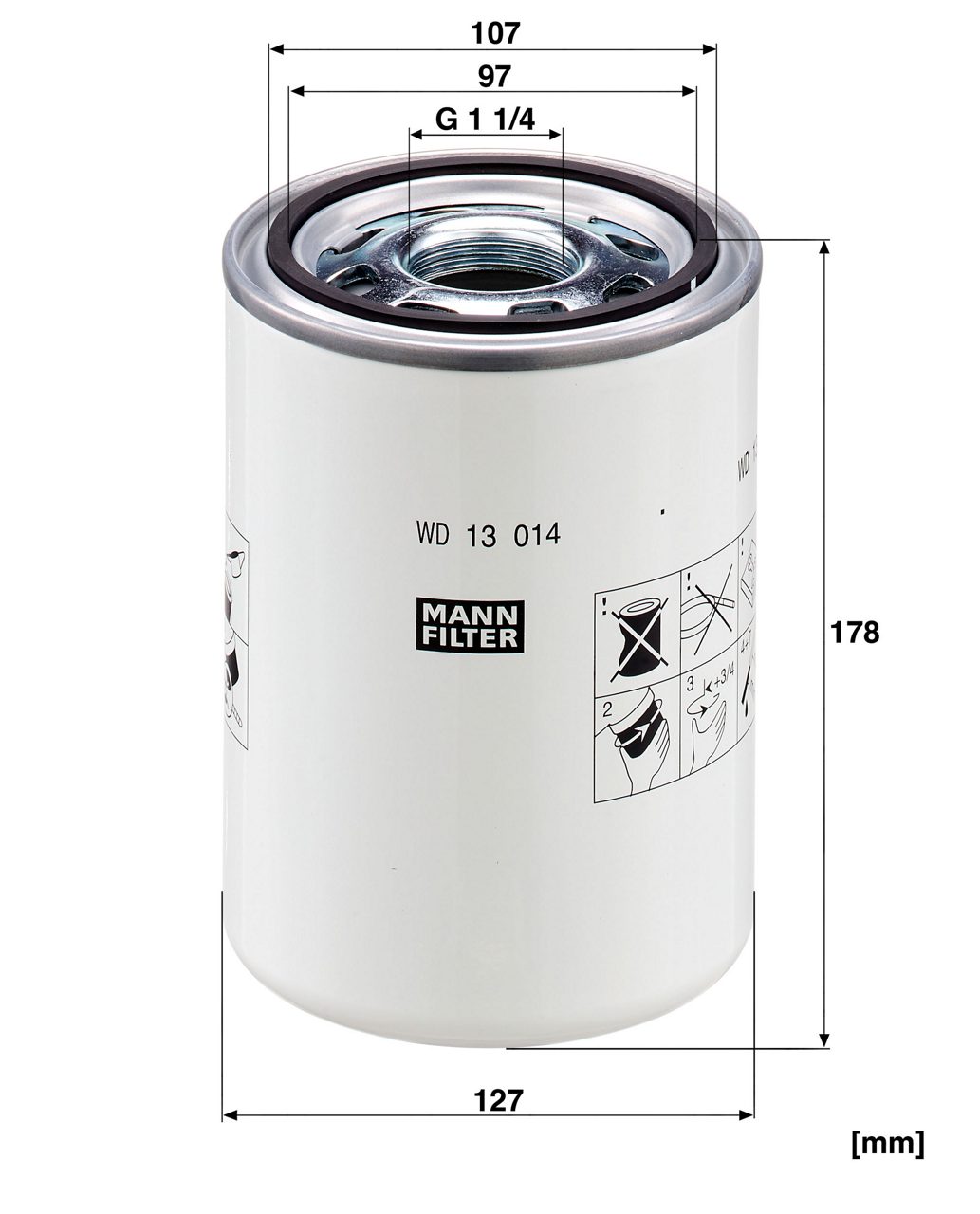 Product Image WD13014_MANN-FILTER
