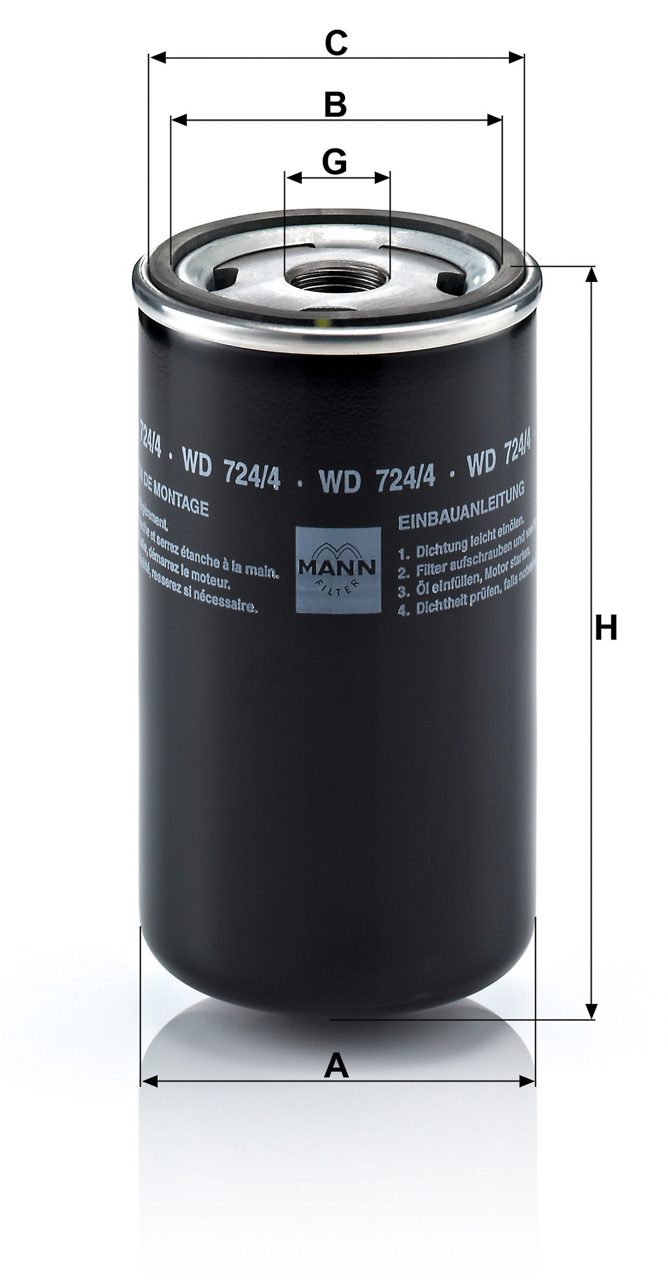Product Image WD724/4_MANN-FILTER