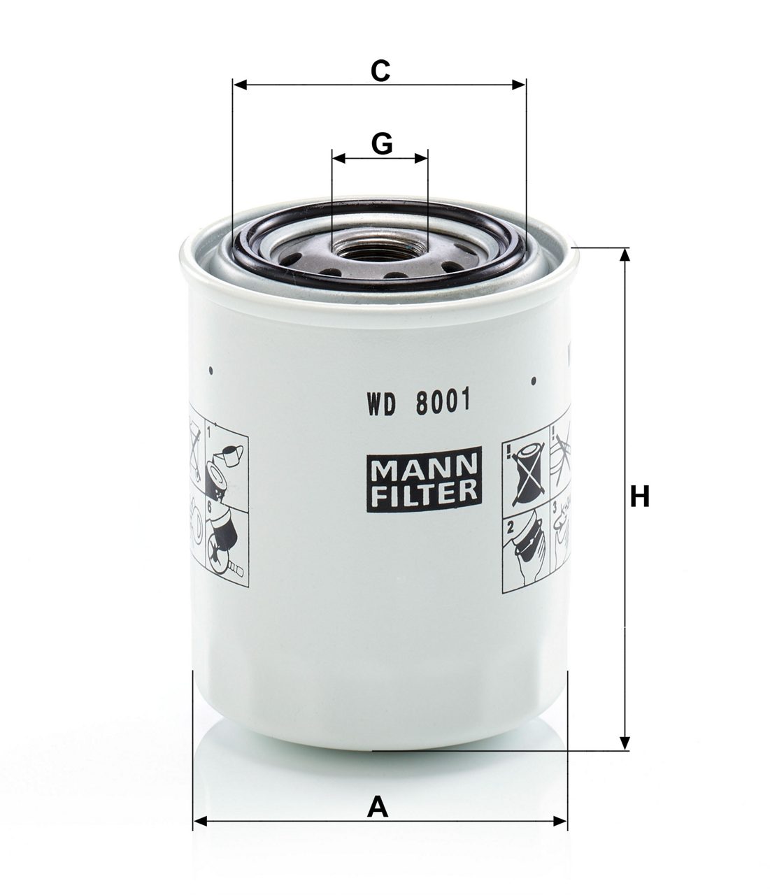 Product Image WD8001_MANN-FILTER