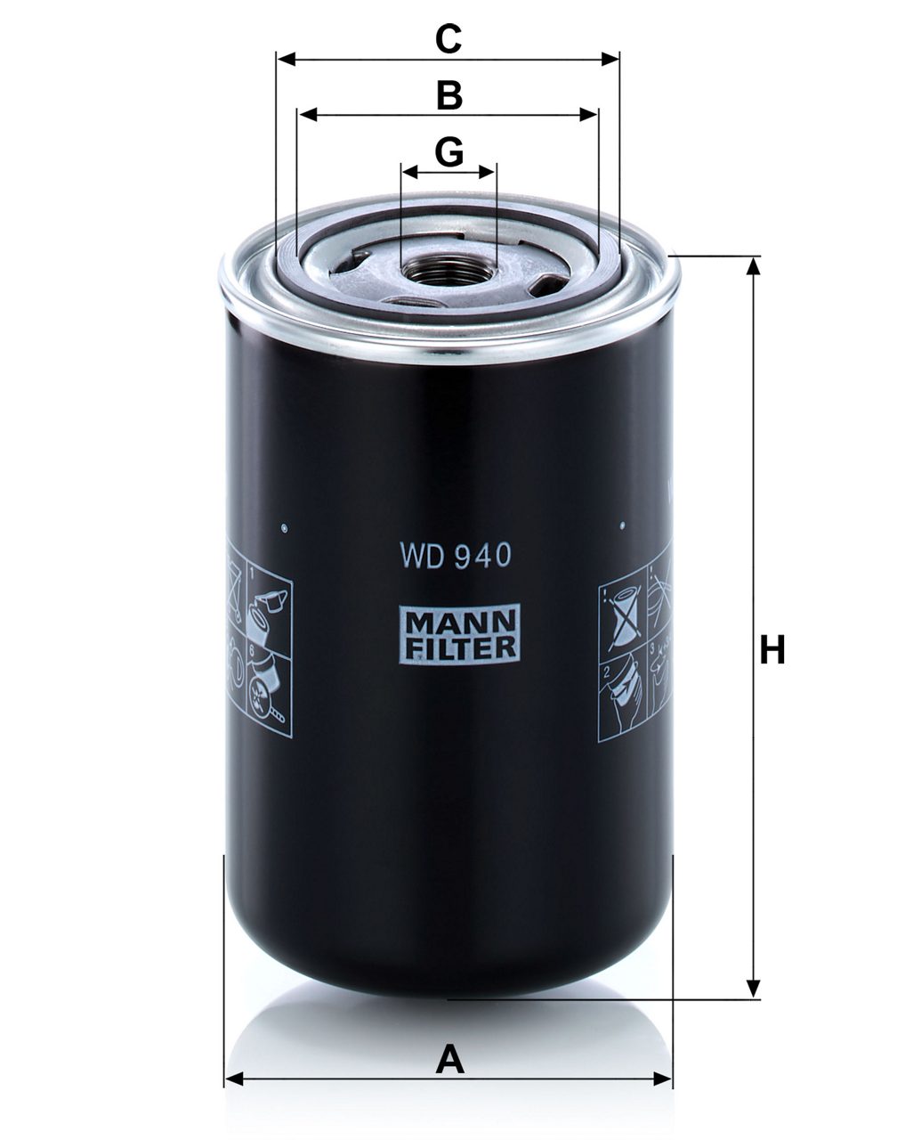 Product Image WD940_MANN-FILTER