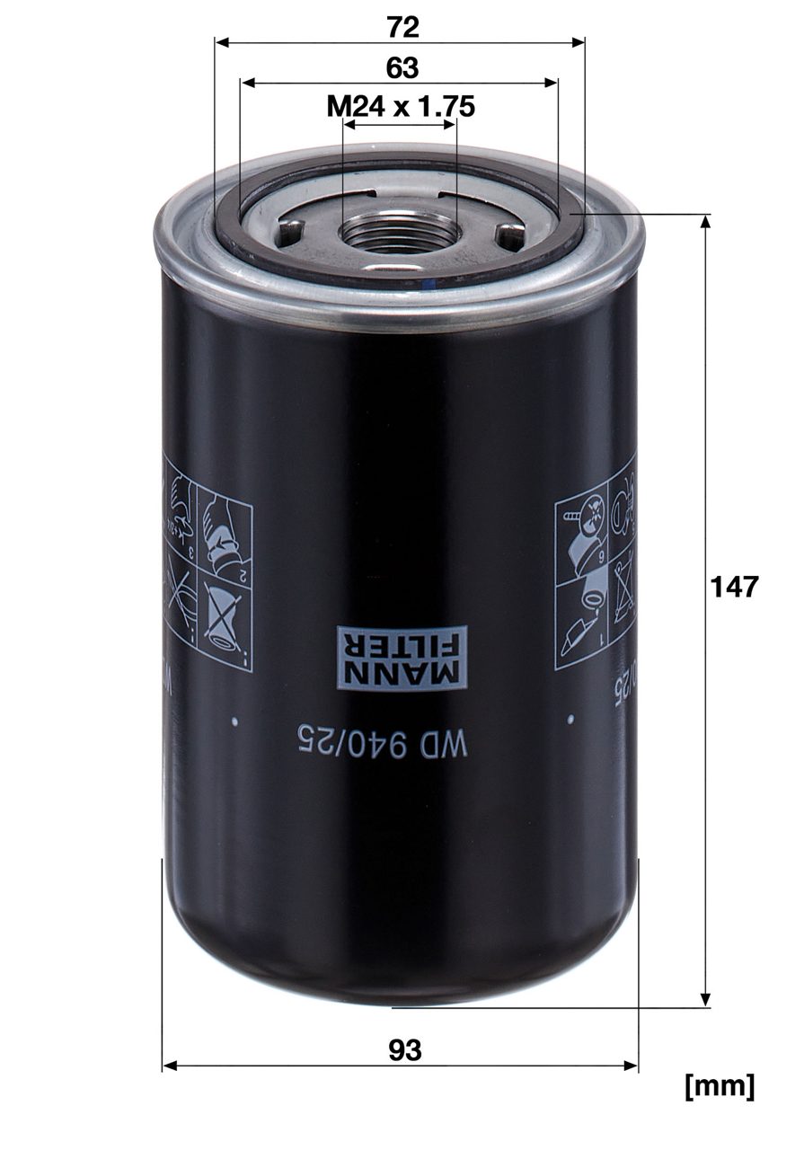 Product Image WD940/25_MANN-FILTER