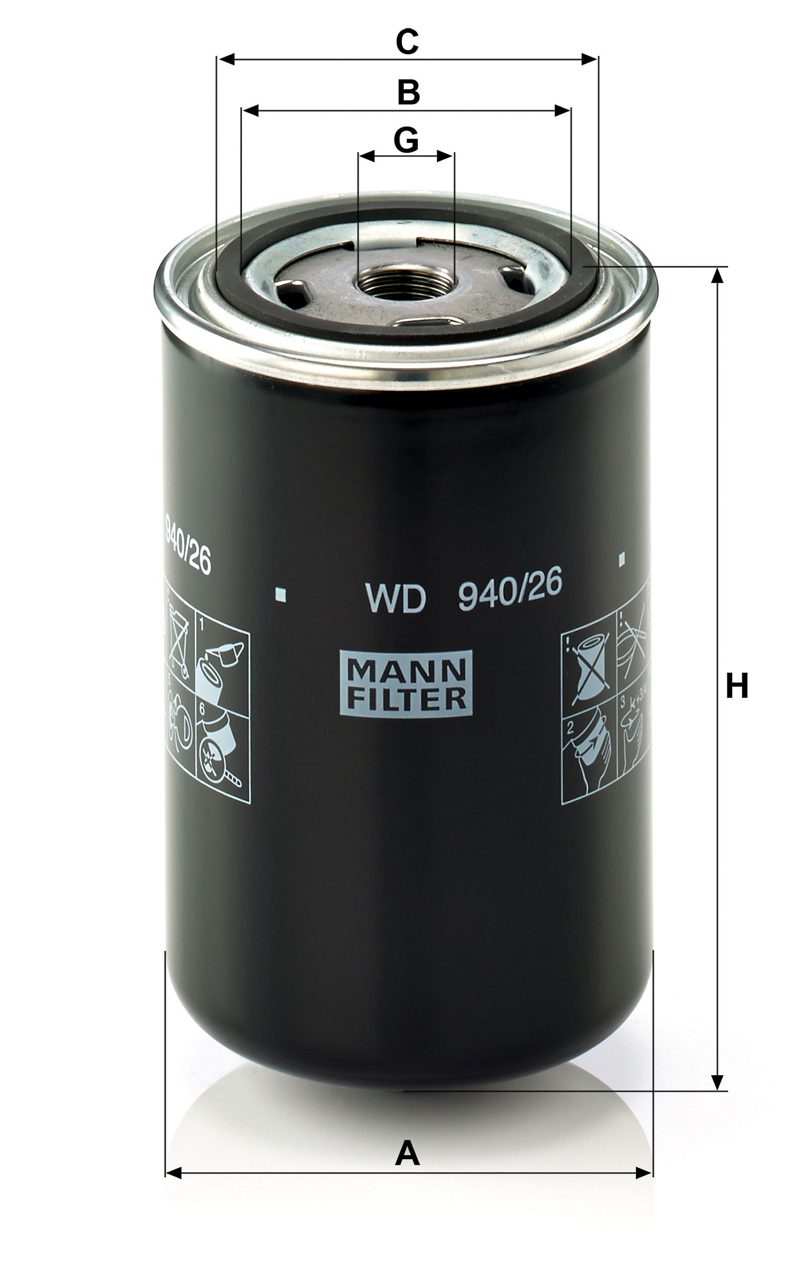 Product Image WD940/26_MANN-FILTER
