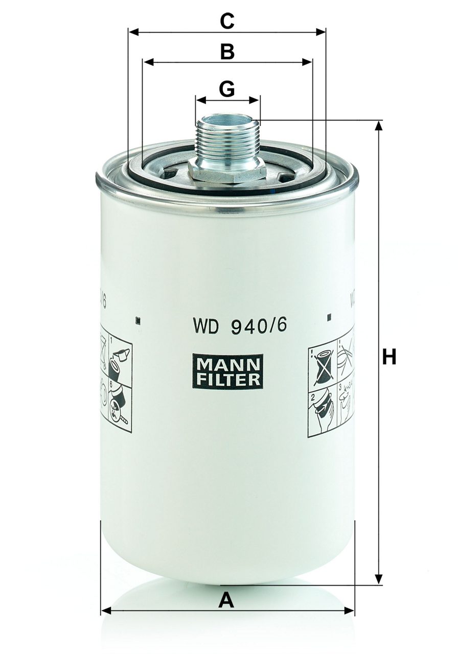 Product Image WD940/6_MANN-FILTER