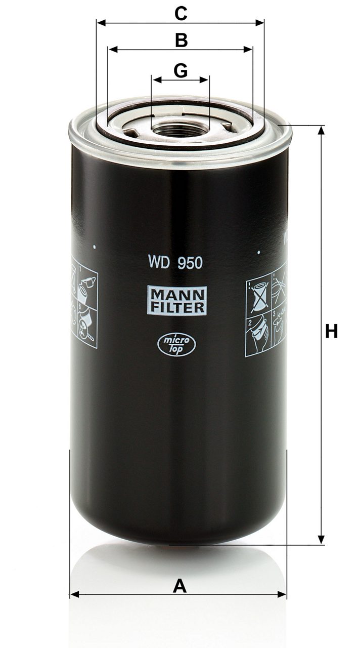 Product Image WD950_MANN-FILTER