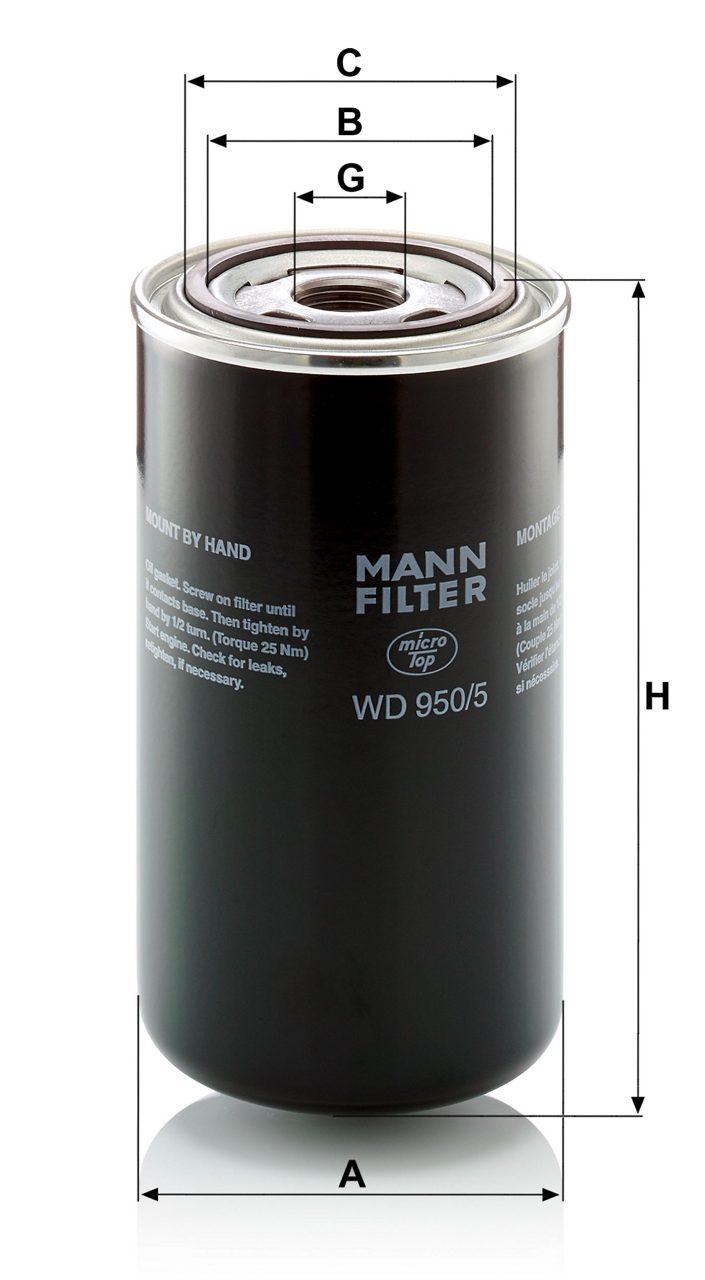 Product Image WD950/5_MANN-FILTER