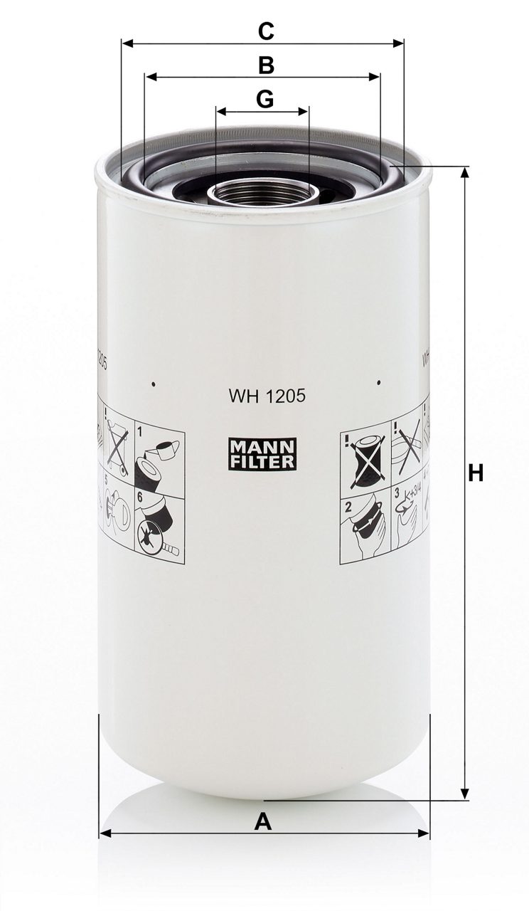 Product Image WH1205_MANN-FILTER