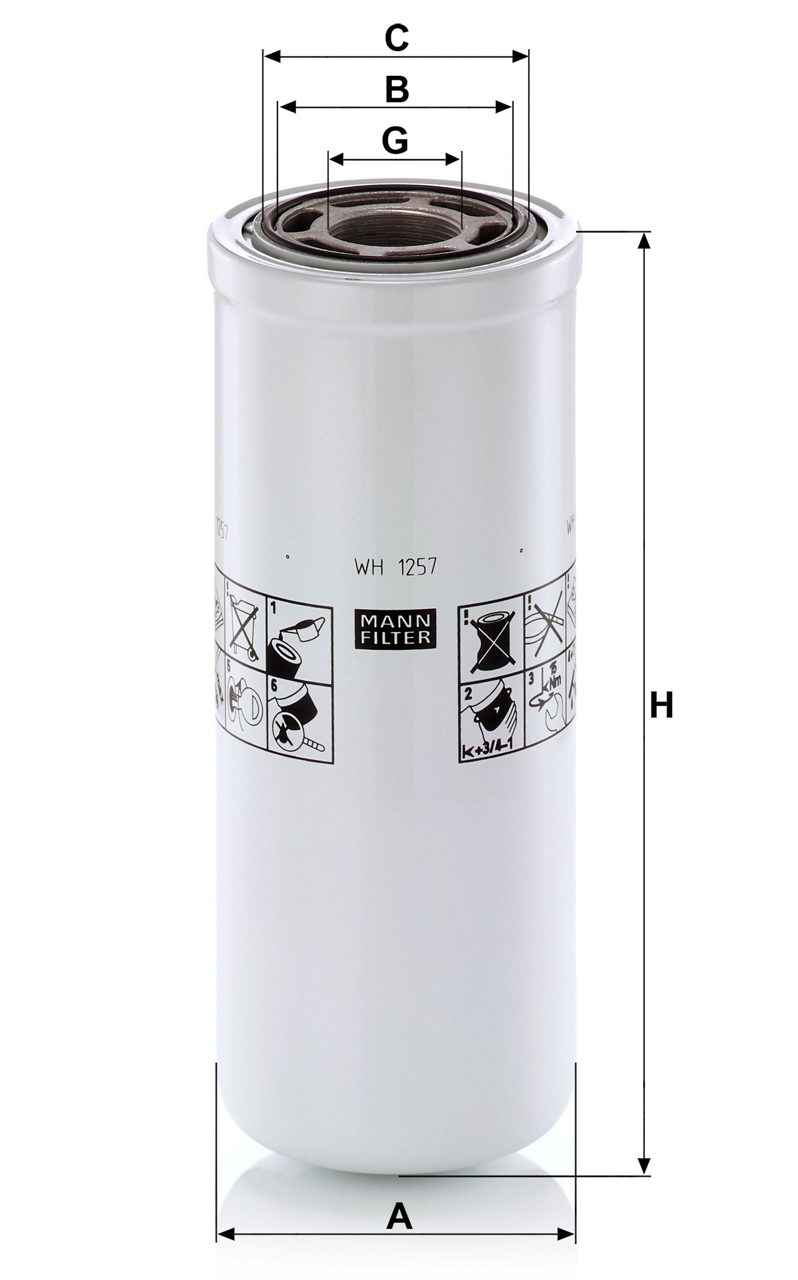 Product Image WH1257_MANN-FILTER