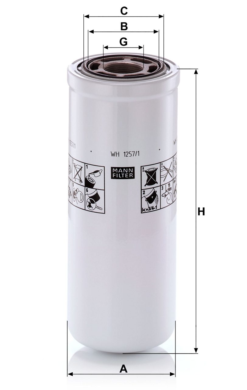 Product Image WH1257/1_MANN-FILTER