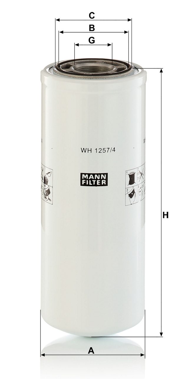Product Image WH1257/4_MANN-FILTER
