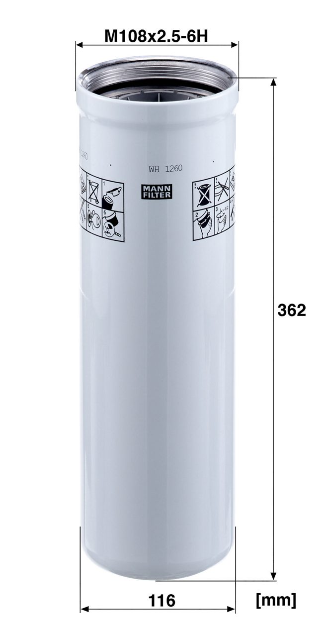 Product Image WH1260_MANN-FILTER