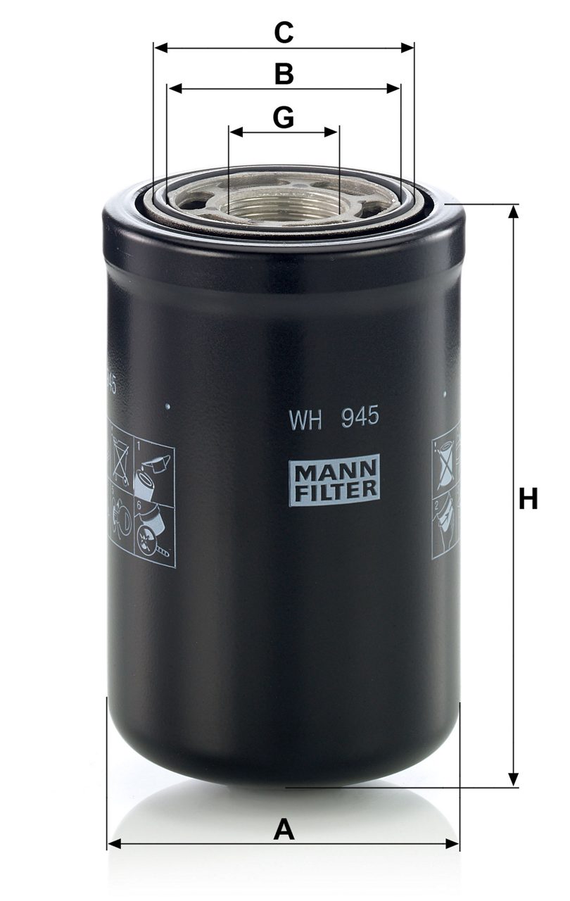 Product Image WH945_MANN-FILTER