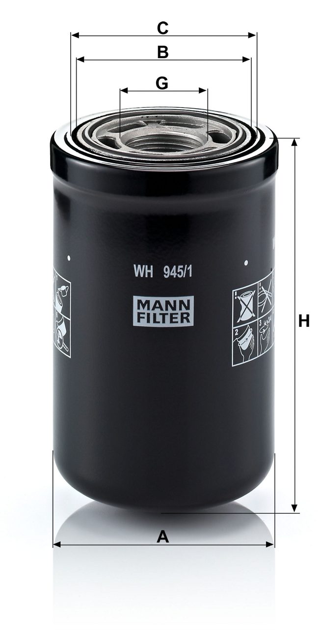 Product Image WH945/1_MANN-FILTER