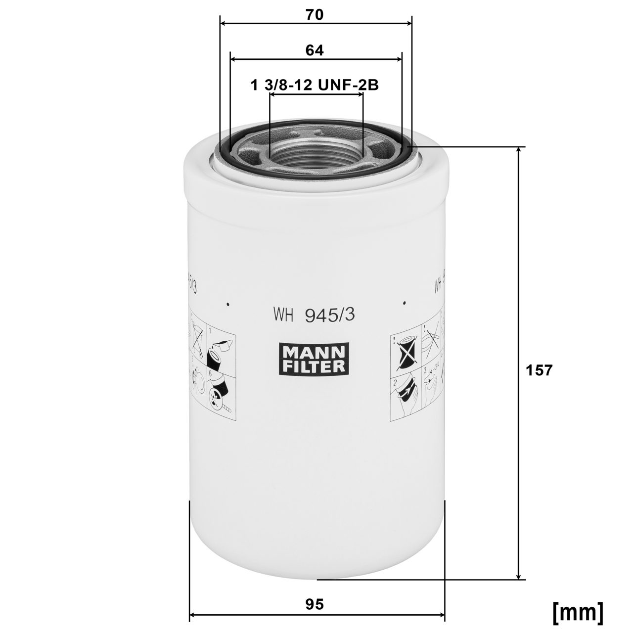 Product Image WH945/3_MANN-FILTER