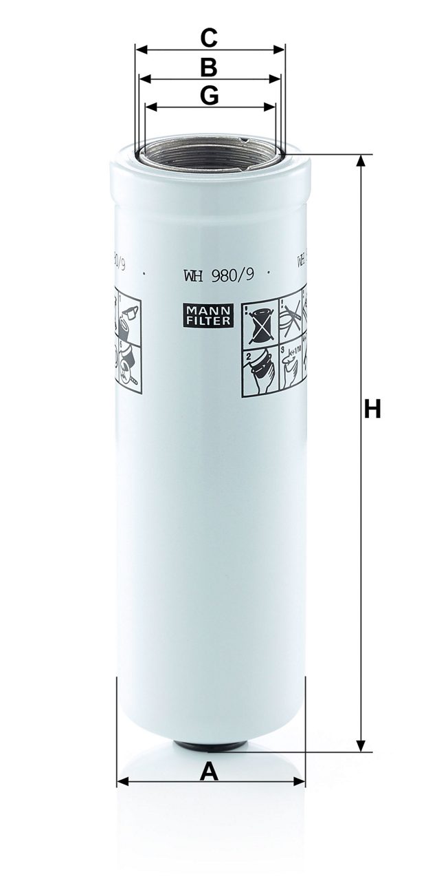 Product Image WH980/9_MANN-FILTER