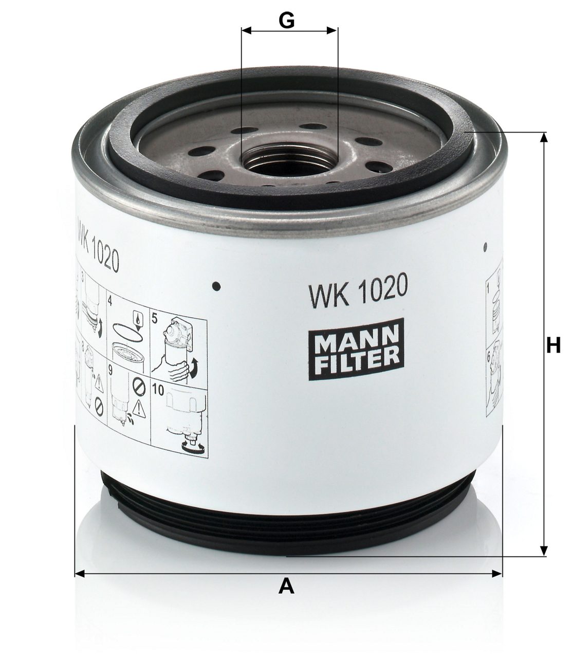 Product Image WK1020X_MANN-FILTER