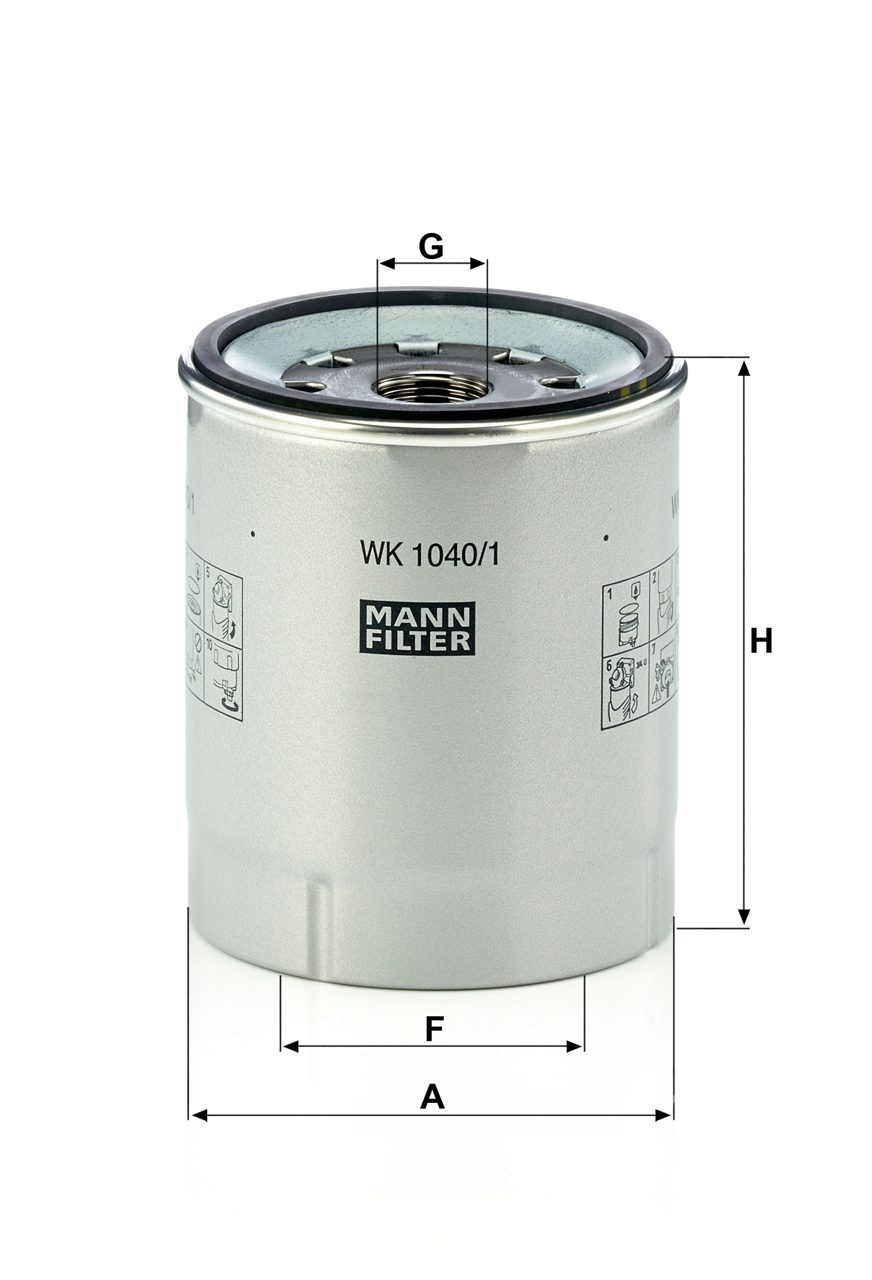 Product Image WK1040/1X_MANN-FILTER