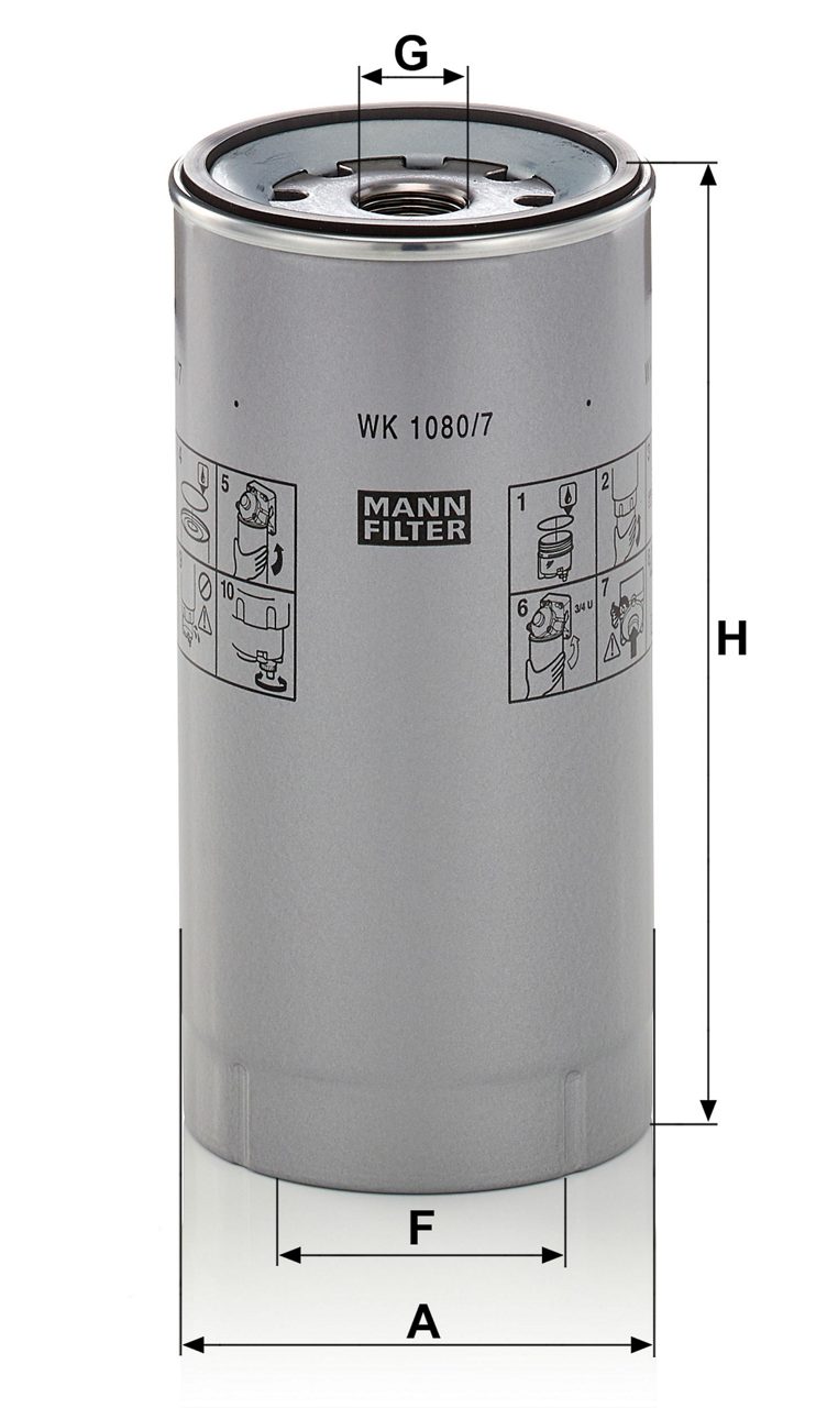 Product Image WK1080/7X_MANN-FILTER