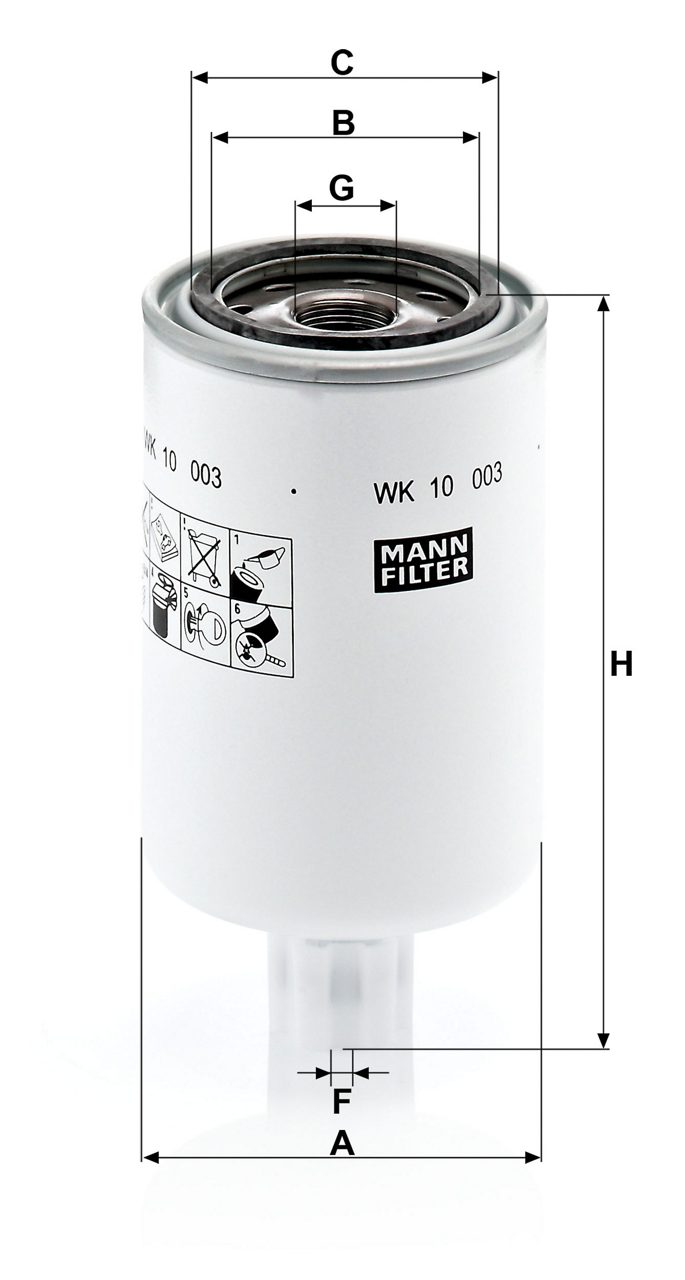 Product Image WK10003_MANN-FILTER
