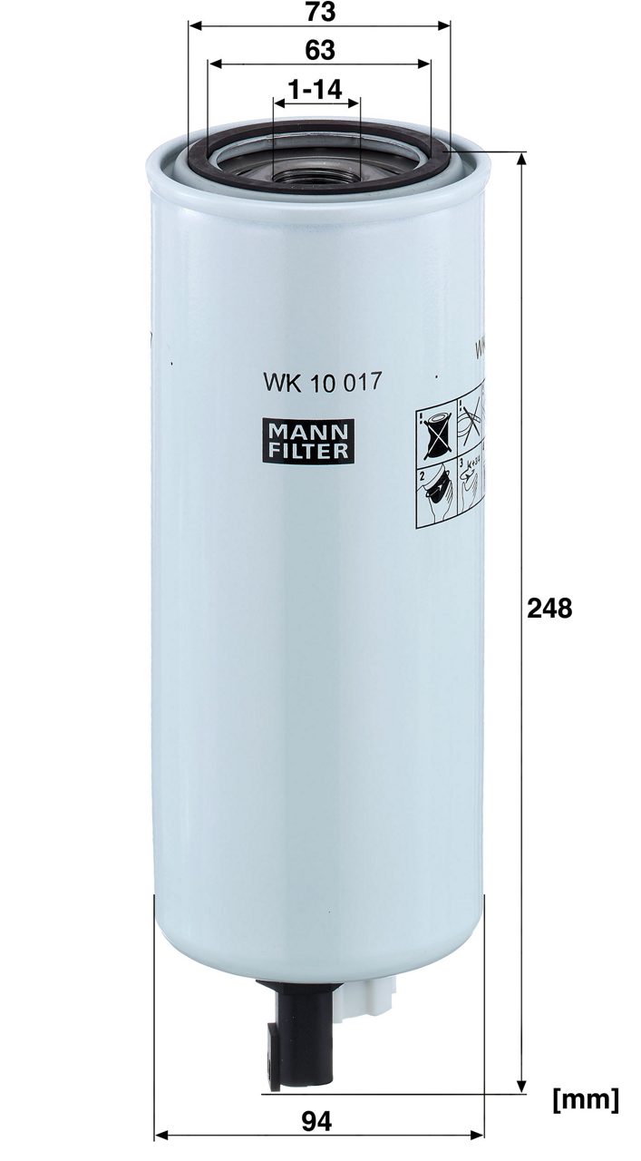 Product Image WK10017X_MANN-FILTER