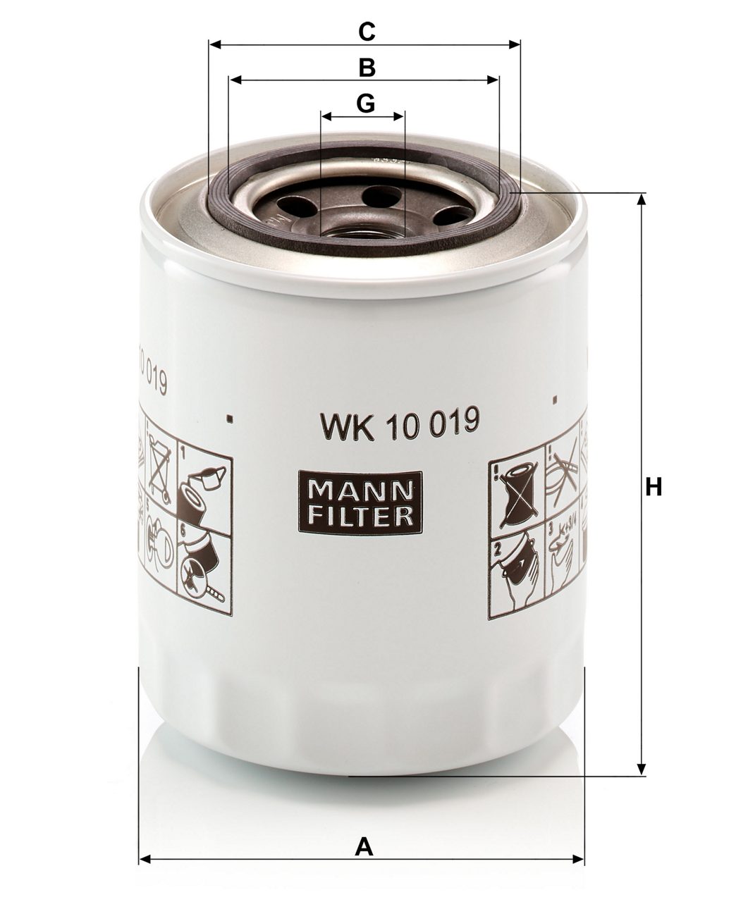 Product Image WK10019_MANN-FILTER
