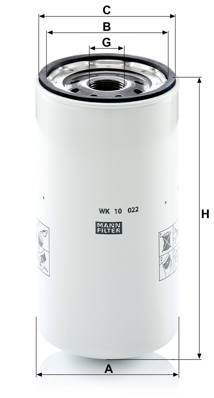 Product Image WK10022_MANN-FILTER