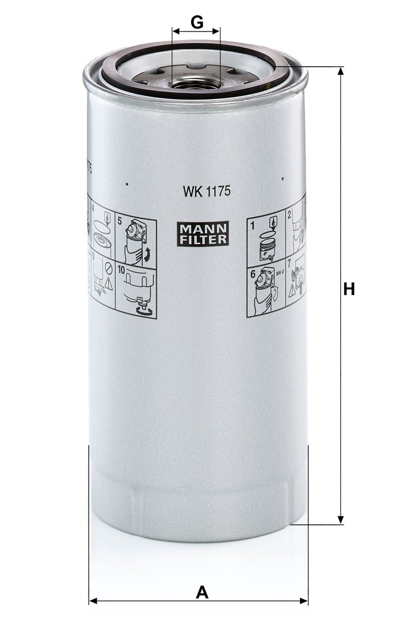 Product Image WK1175X_MANN-FILTER