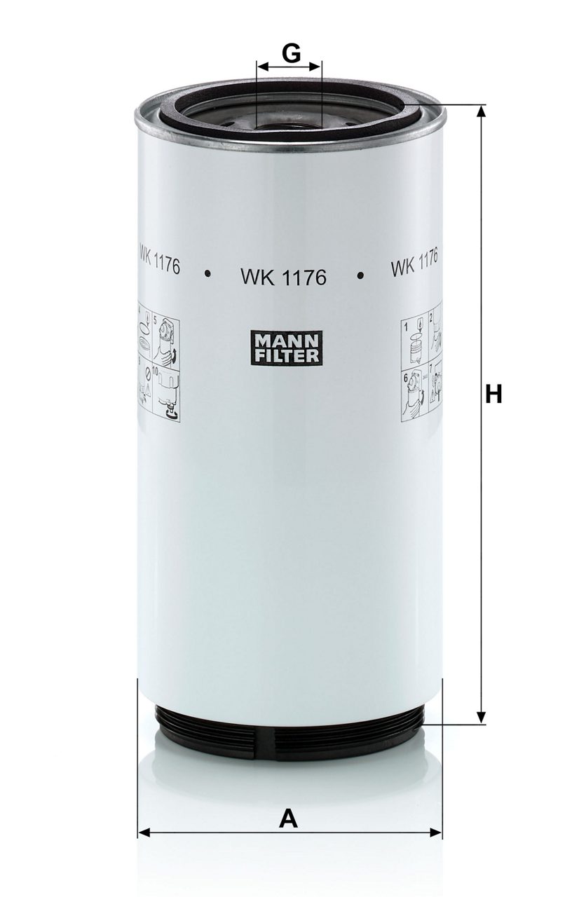 Product Image WK1176X_MANN-FILTER