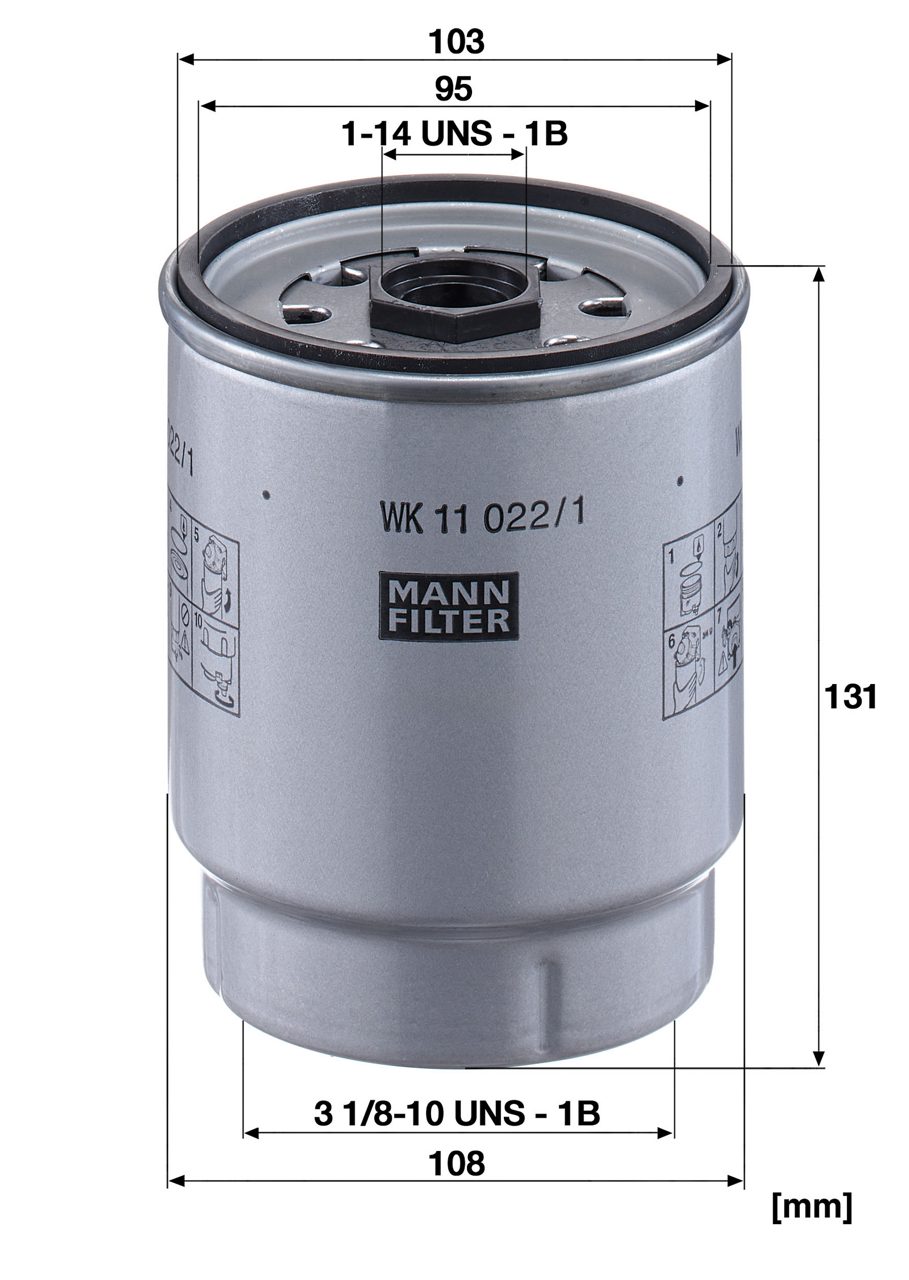 Product Image WK11022/1Z_MANN-FILTER
