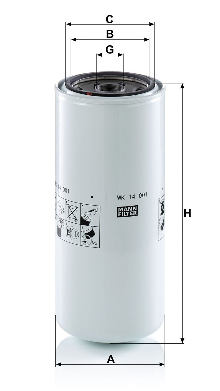 Product Image WK14001_MANN-FILTER