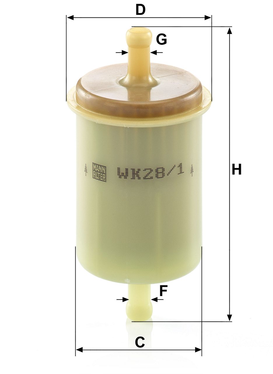 Product Image WK28/1_MANN-FILTER