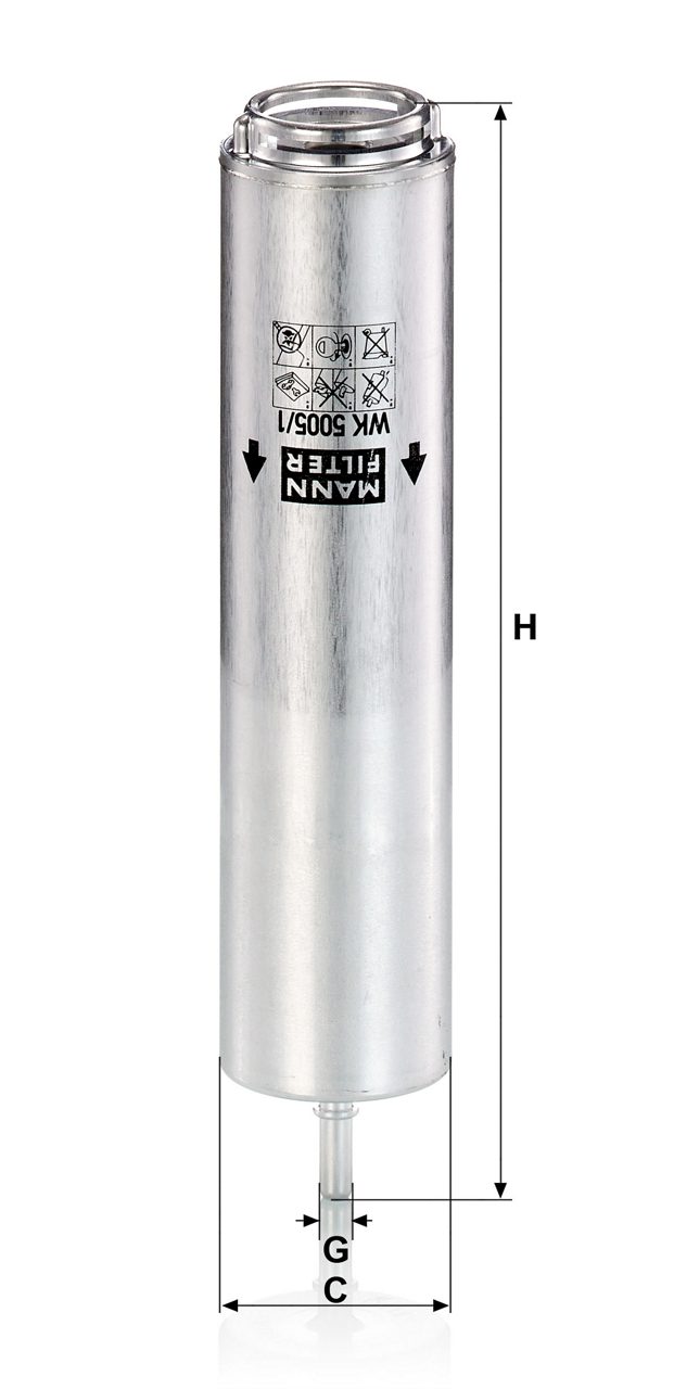 Product Image WK5005/1Z_MANN-FILTER