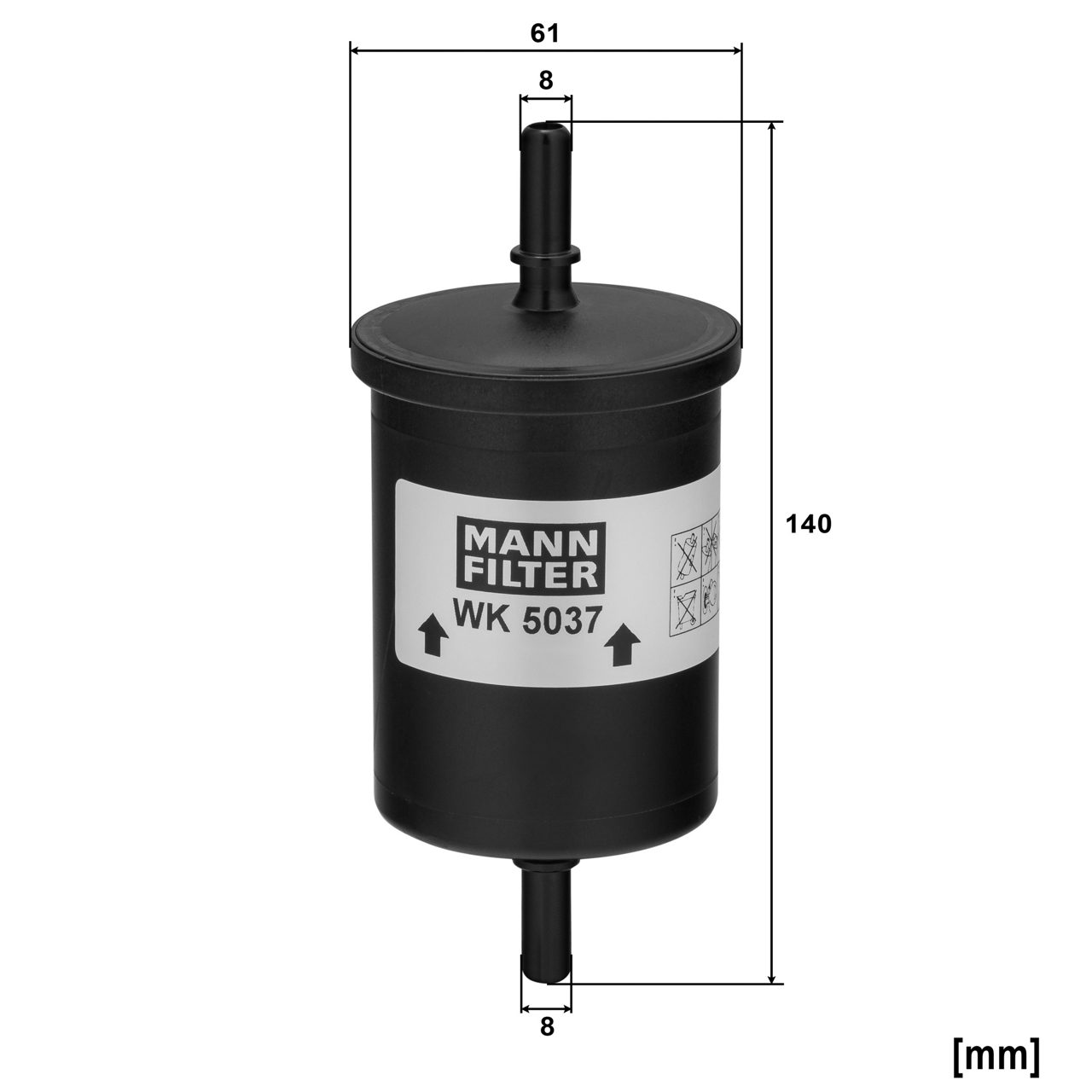 Product Image WK5037_MANN-FILTER