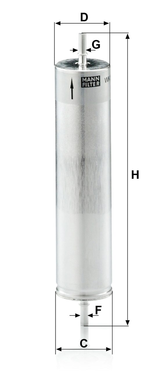 Product Image WK522_MANN-FILTER
