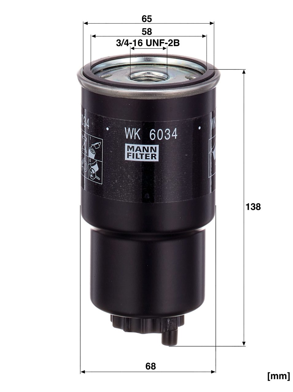 Product Image WK6034_MANN-FILTER