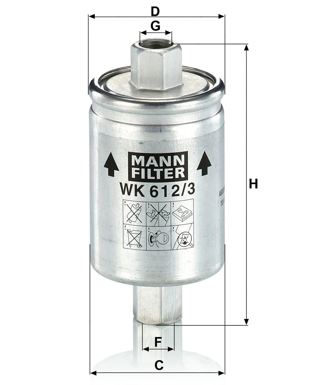 Product Image WK612/3_MANN-FILTER