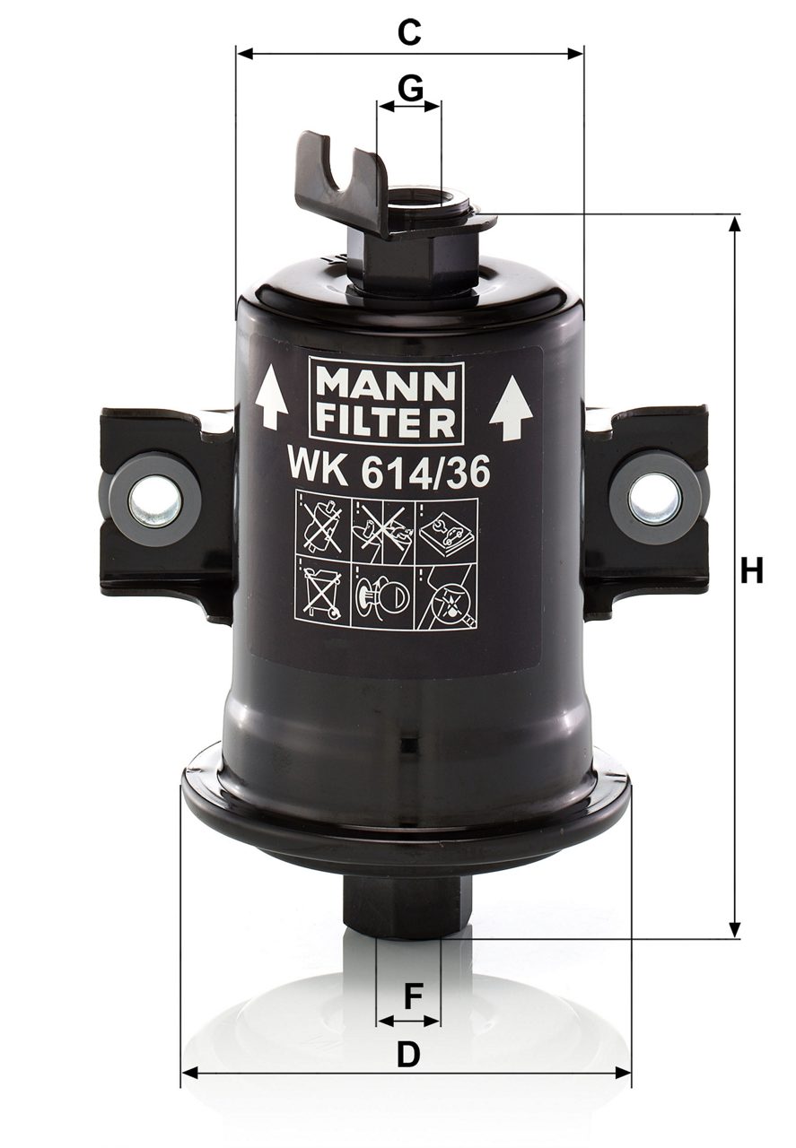 Product Image WK614/36X_MANN-FILTER