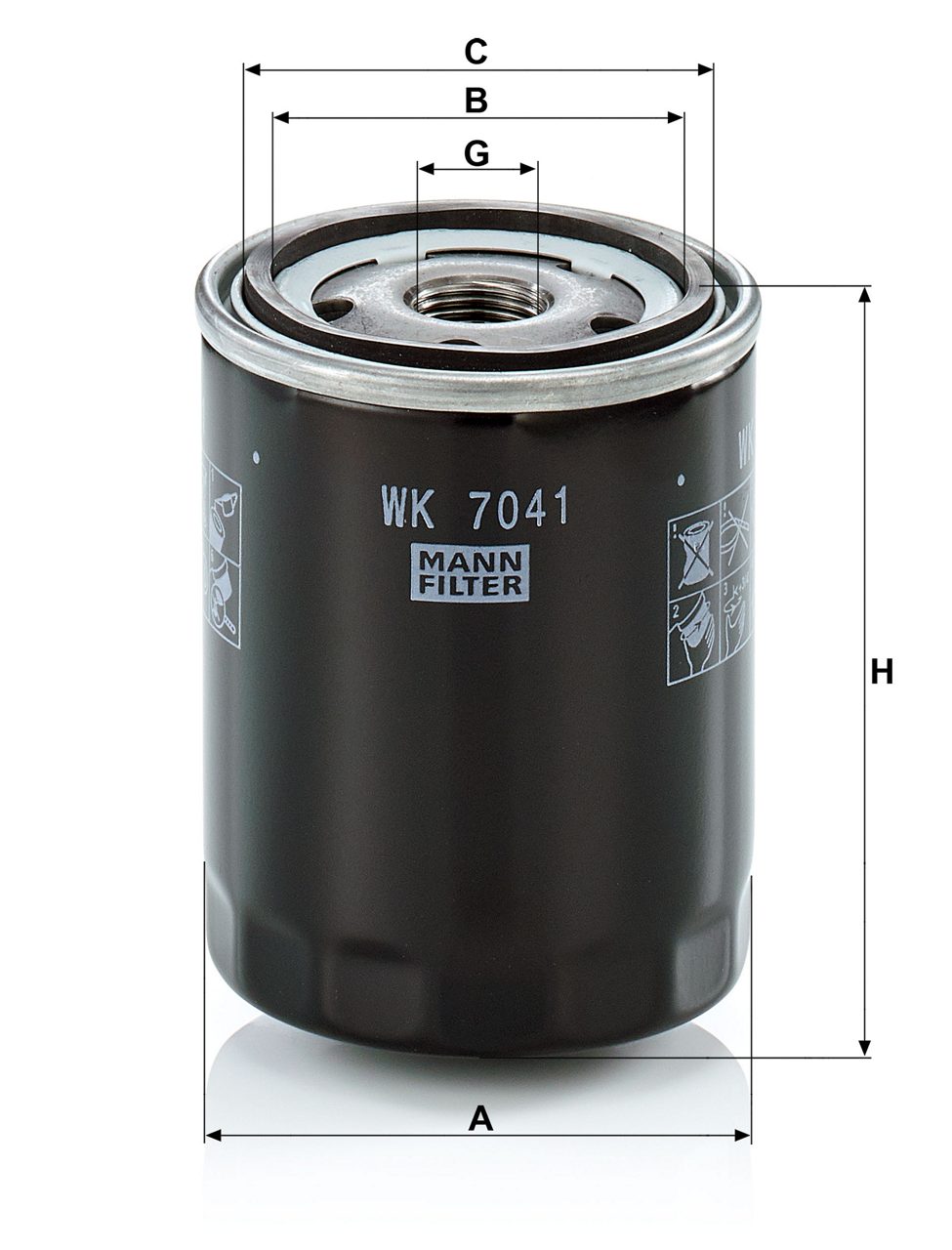 Product Image WK7041_MANN-FILTER