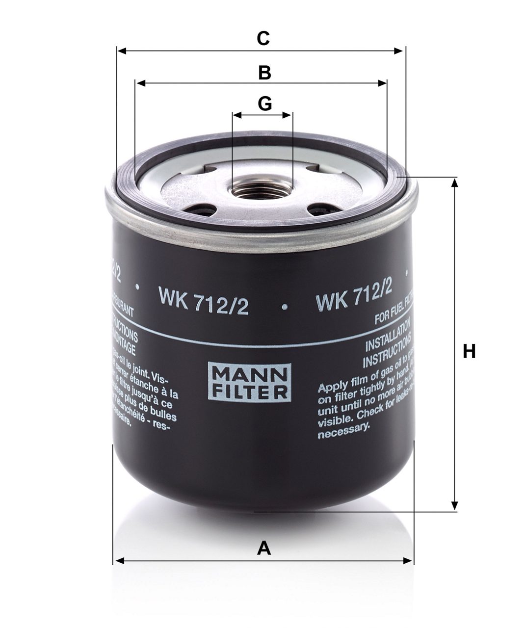 Product Image WK712/2_MANN-FILTER