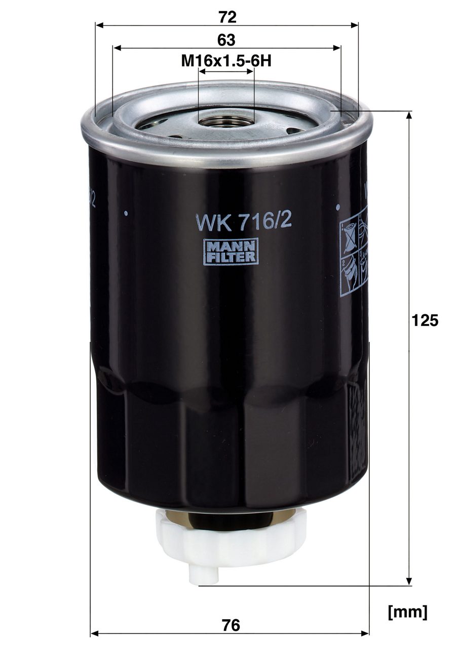 Product Image WK716/2X_MANN-FILTER